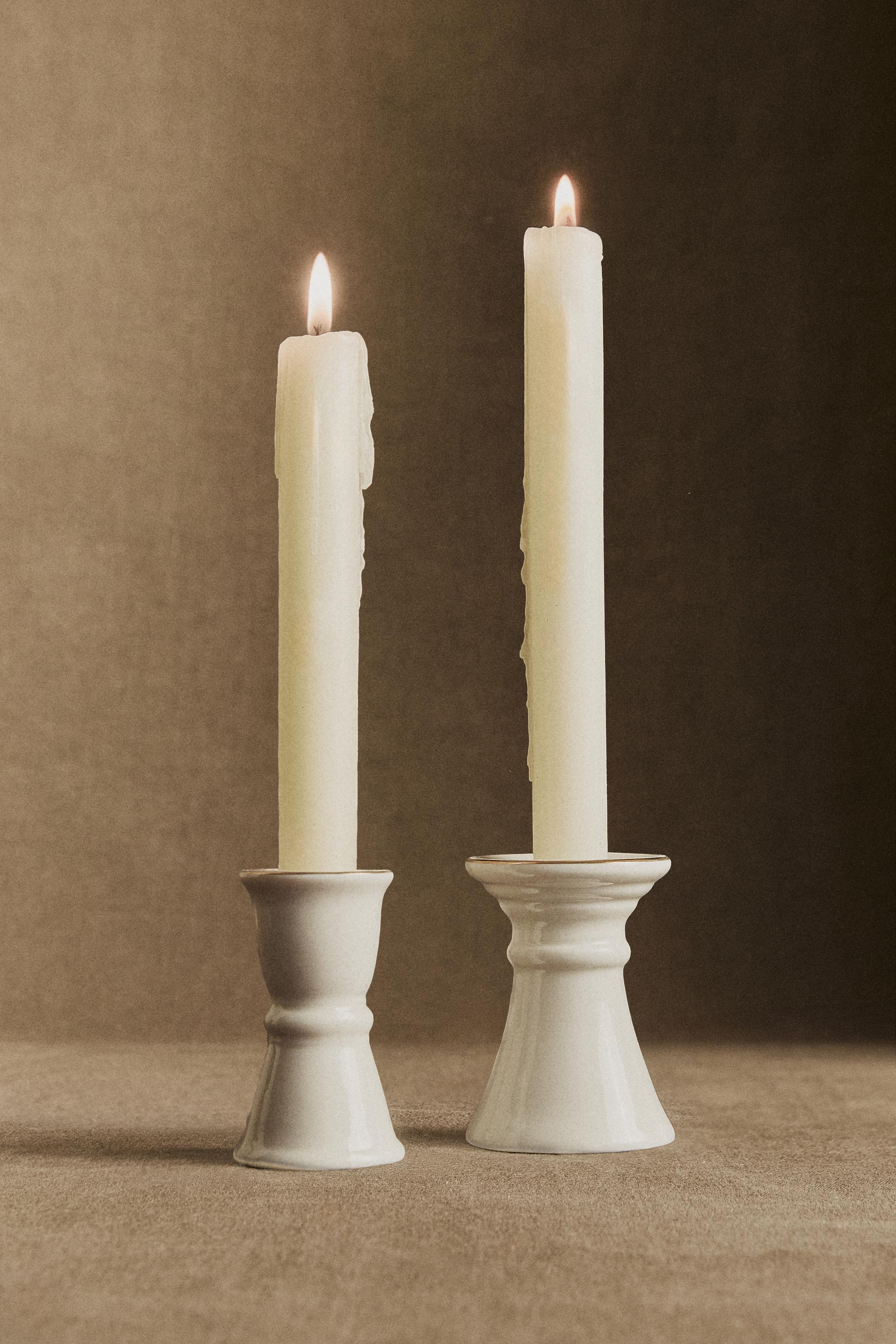 CHRISTMAS PORCELAIN TEALIGHT HOLDER WITH RIM